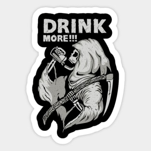 Drink More Beer Sticker